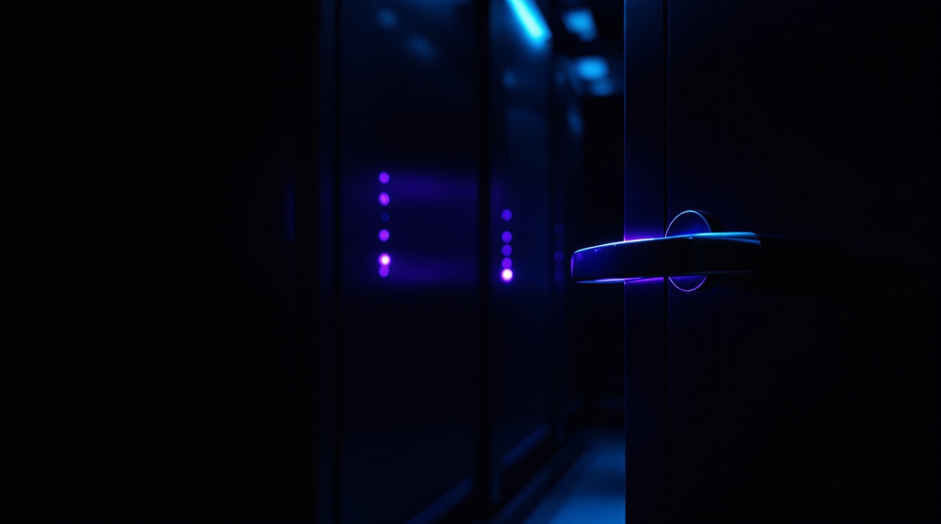 A secured server cabinet holding clinical documentation systems