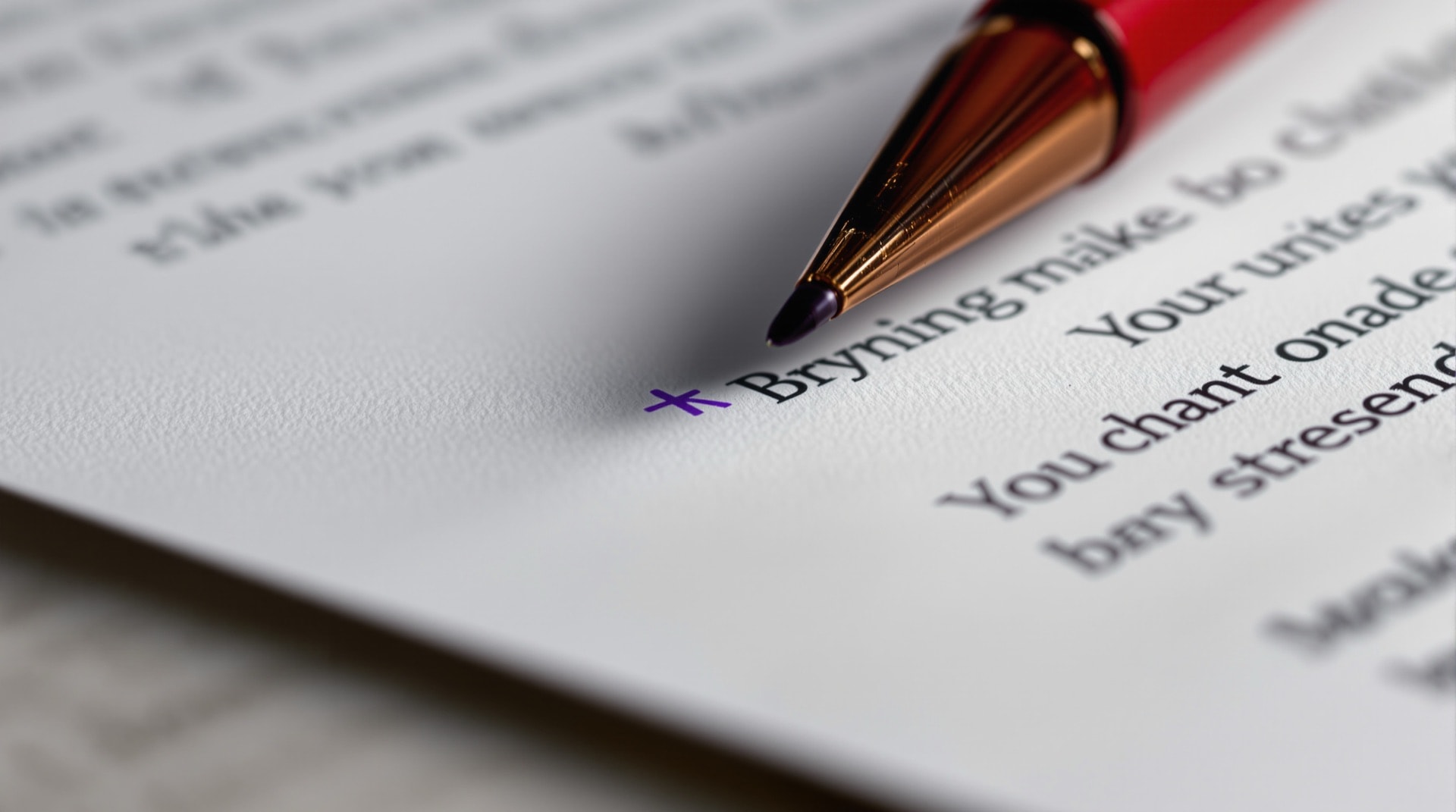 A printed clinical document under close quality review